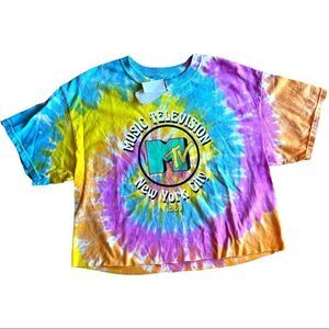 𝅺mtv vintage half T-shirt size large